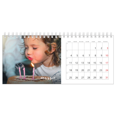 Calendari da tavolo — Scrittura semplice [copertina]