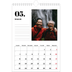 Calendario personalizzato A4 — Serif e momenti [copertina]