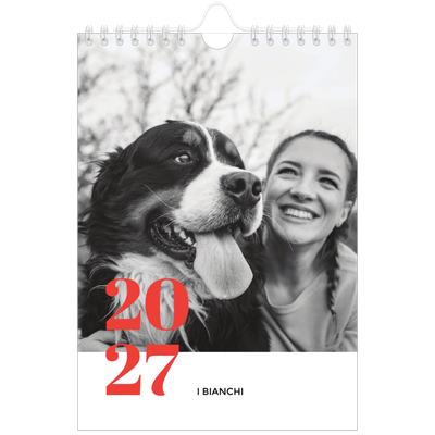 Calendario fotografico A5 — Un anno audace [copertina]