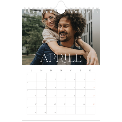 Calendario fotografico A5 — Più grande della vita [Aprile]