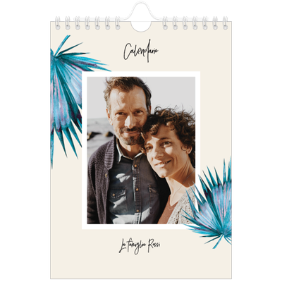 Calendario fotografico A5 — Fiori dipinti [copertina]