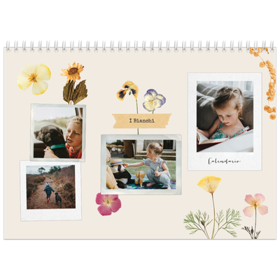 Calendario A4 Doppio — Scrapbooking vintage [copertina]
