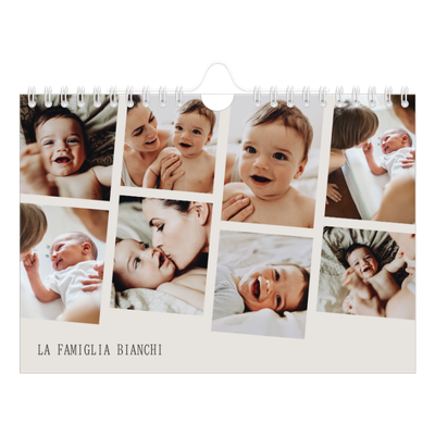Calendario fotografico A5 — Ricordi in movimento [copertina]