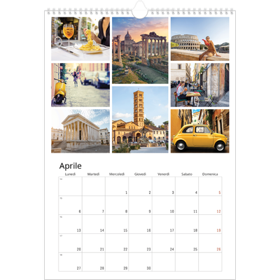 Calendario A3 verticale — Struttura [Aprile]