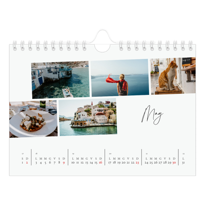 Calendario fotografico A5 — Soggiorno in città [Maggio]
