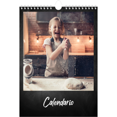Calendario personalizzato A4 — Stile lavagna [copertina]
