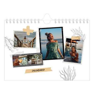 Calendario fotografico A5 — Album ricordi con stile [copertina]