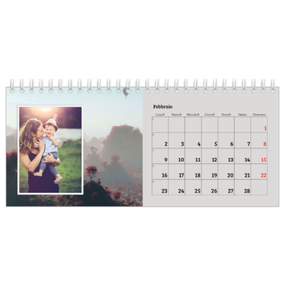 Calendari da tavolo — Quattro stagioni [Febbraio]