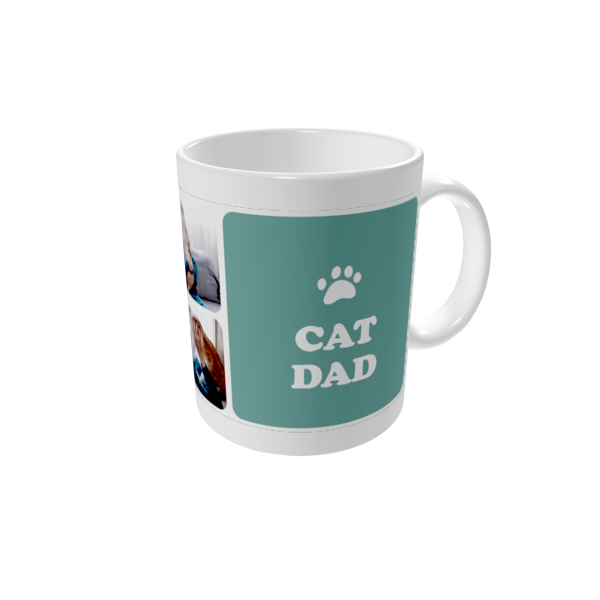 Tazze personalizzate — Cat dad - colorato