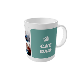 Tazze personalizzate — Cat dad - colorato