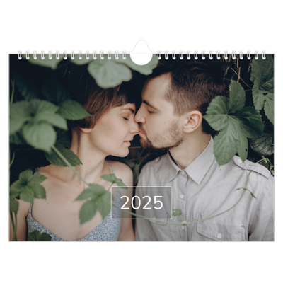 Calendario fotografico A4 — Data in sovraimpressione [copertina]
