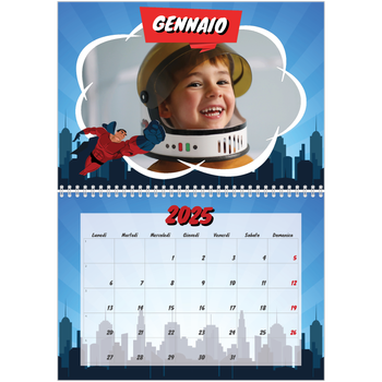 Calendario A4 Doppio — Fumetti
