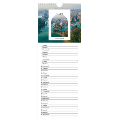 Calendario da cucina  — L'arco aperto [Marzo]