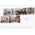 Calendario A3 orizzontale  — Soggiorno in città [Gennaio]