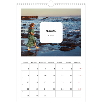 Calendario A3 verticale — Tutta la storia [Marzo]
