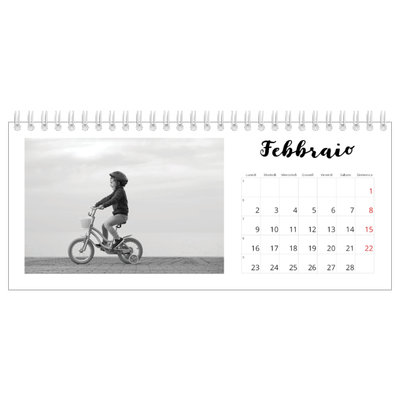 Calendari da tavolo — Scritto a mano [Febbraio]