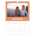 Calendario A3 verticale — Cornici retrò [Marzo]