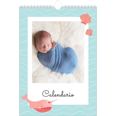 Calendario personalizzato A4 — Animali carini [copertina]