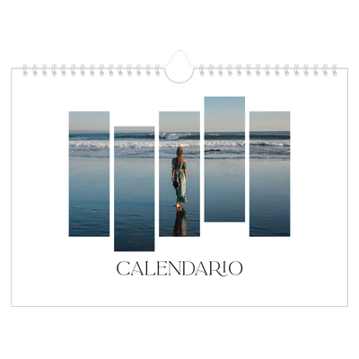 Calendario fotografico A4 — Mosaici di viaggio [copertina]