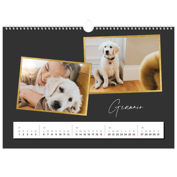 Calendario Fotografico A3 Orizzontale — Tanti ricordi