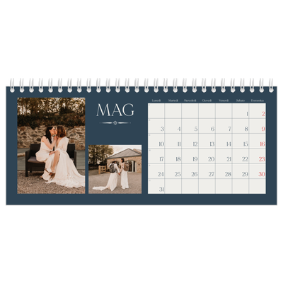 Calendari da tavolo — Ardesia e grazie [Maggio]