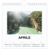 Calendari quadrati — Foto semplice [Aprile]
