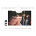 Calendario fotografico A5 — White space [Febbraio]