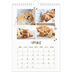 Calendario personalizzato A4 — Gattino giocherellone [Aprile]