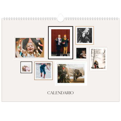 Calendario A3 orizzontale  — Galleria fotografica a parete [copertina]
