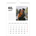 Calendario fotografico A5 — Serif e momenti [Febbraio]