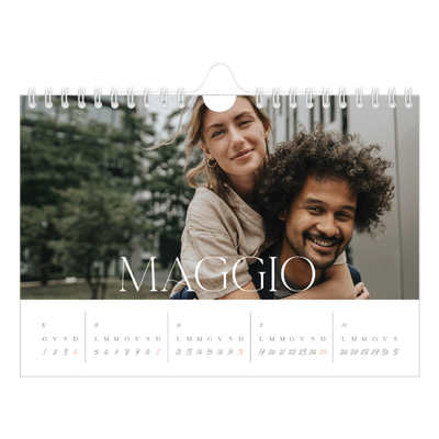 Calendario fotografico A5 — Più grande della vita [copertina]