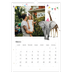 Calendario A3 verticale — Animali ad acquerello [Marzo]