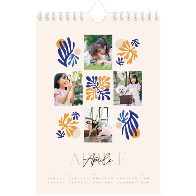 Calendario fotografico A5 — Corallo [copertina]