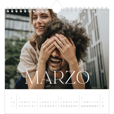 Calendari quadrati — Più grande della vita [Marzo]