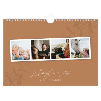 Calendario fotografico A4 — Con i piedi per terra [copertina]