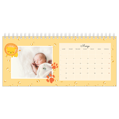 Calendari da tavolo — Animali carini [Marzo]