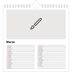 Calendari quadrati — Disegna il tuo prodotto [Marzo]