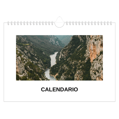 Calendario fotografico A4 — Foto semplice [copertina]