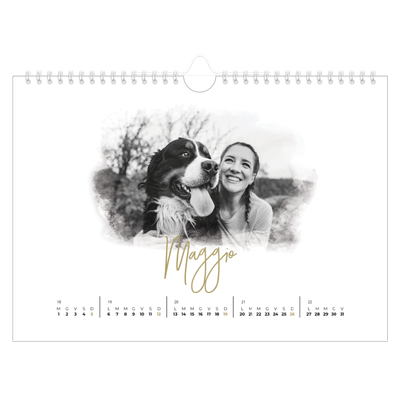 Calendario fotografico A4 — Effetti fotografici [Maggio]