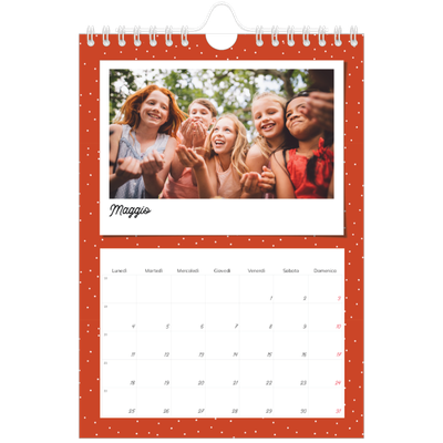 Calendario fotografico A5 — Scatti pop di colore [copertina]