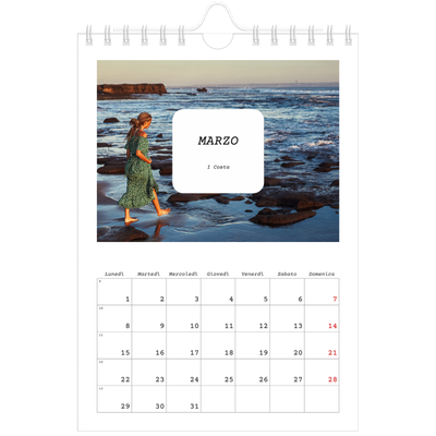 Calendario fotografico A5 — Tutta la storia [Marzo]