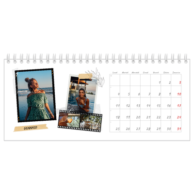 Calendari da tavolo — Album ricordi con stile [Gennaio]