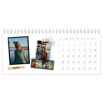 Calendario Fotografico da Tavolo — Album ricordi con stile