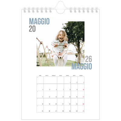 Calendario fotografico A5 — Tipo di coppia [copertina]