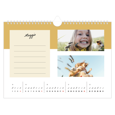 Calendario fotografico A4 — Calendario delle cose da fare [copertina]