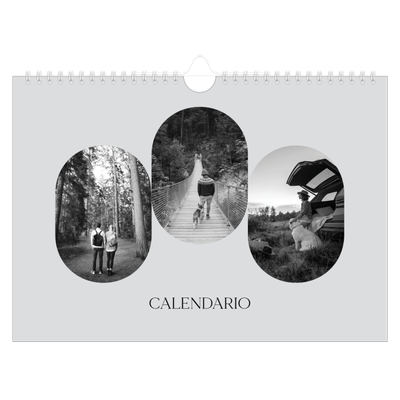 Calendario fotografico A4 — La strada aperta [copertina]