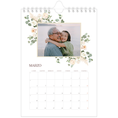 Calendario fotografico A5 — Boho [Marzo]