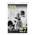 Calendario fotografico A5 — Grandi numeri luccicanti [copertina]
