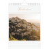 Calendario fotografico A5 — Banner di script d'oro [copertina]
