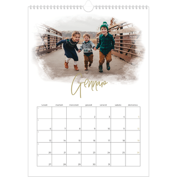 Calendario personalizzato A3 — Effetti fotografici